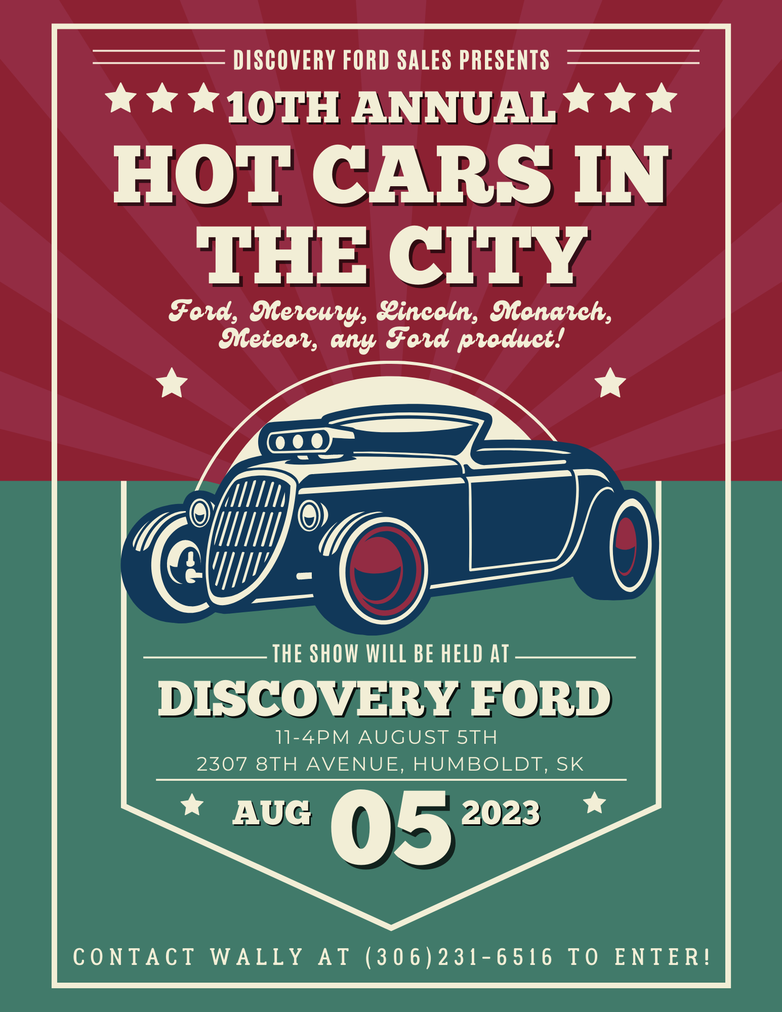 10th annual Hot Cars in the City taking over Discovery Ford on Saturday